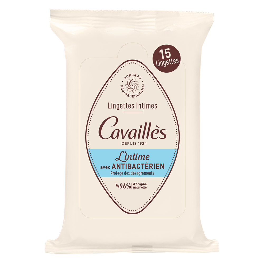 Rogé Cavaillès - Lingettes Avec Anti-Bactérien - 15 Lingettes