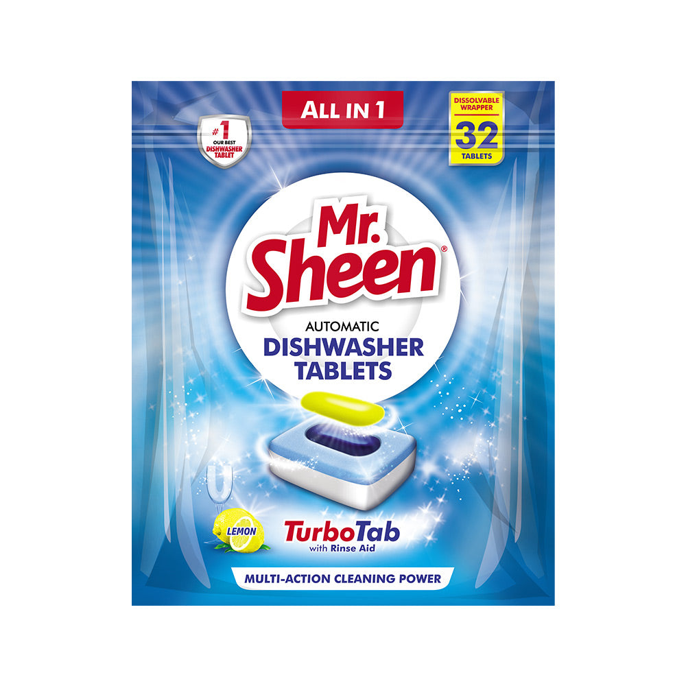 Mr Sheen Dishwasher Tablets - 32 tablets