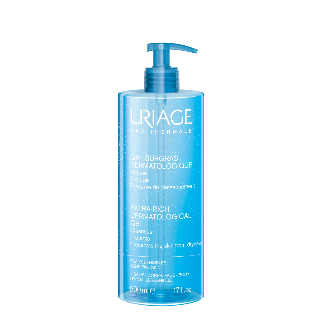Uriage Gel Surgras Liquide Dermatologique - Flacon 500ml
