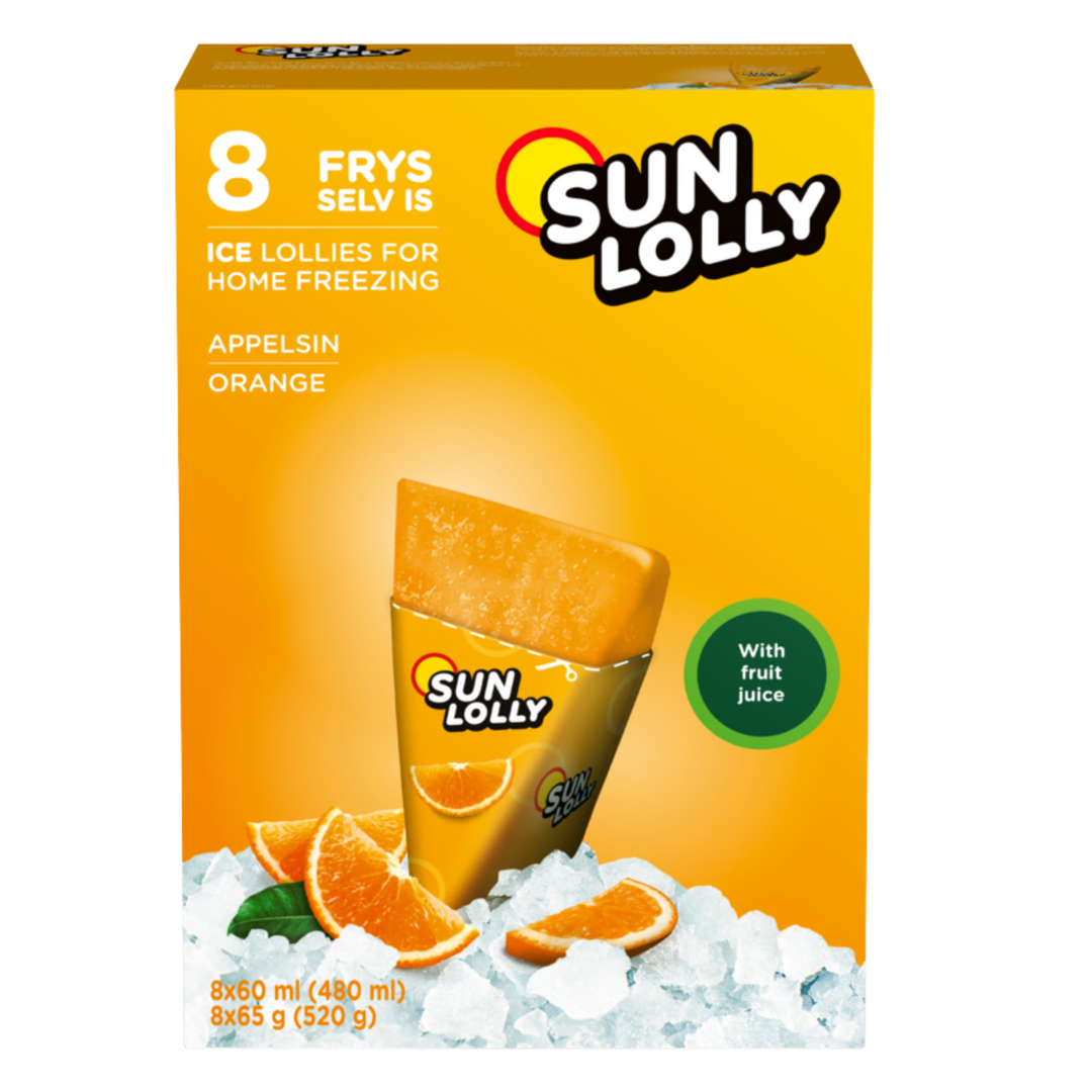 Sun Lolly Orange (8 pieces- 60ml)