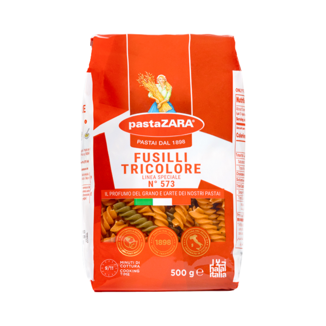 Pasta Zara Fusili Tricolore No573 500g