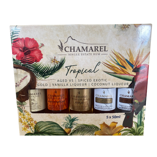 Chamarel Premium Rum Coffret Tropical 5x5cl