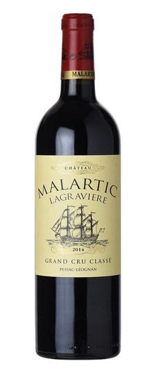 Château Malartic La Graviere Pessac Léognan 2014