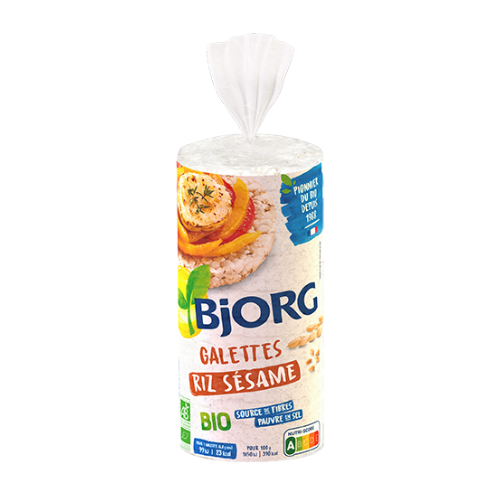 Bjorg Galette Riz Sésame 130g