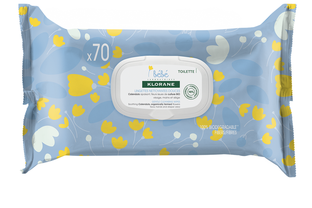 Klorane Bébé Les Lingettes Epaisses 70Pcs