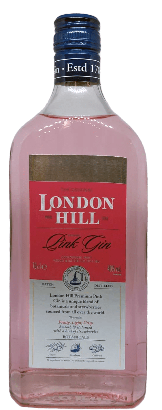 London Hill Pink Gin 70cl