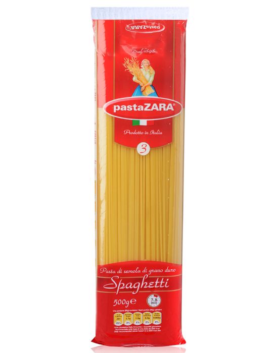 Pasta Zara Spaghetti no3 500g Scott Home Delivery