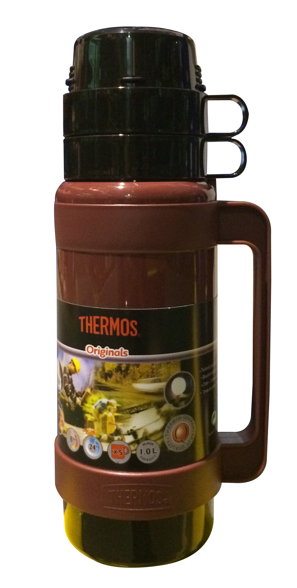 Thermos Mondial Flask Burgundy 1L – Scott Home Delivery