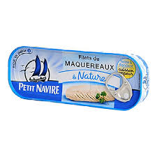 Petit Navire Maquereaux Nature 110g