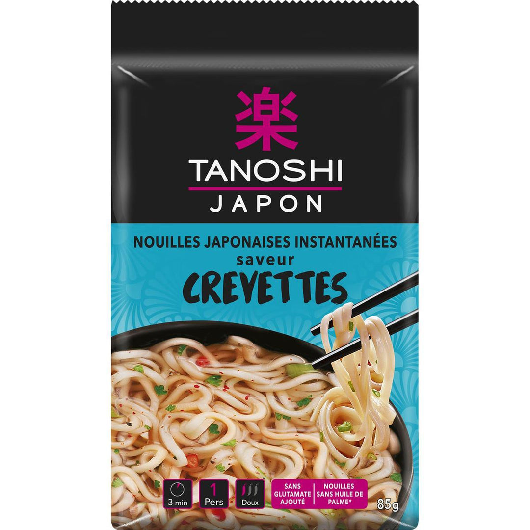 Tanoshi Nouilles de Blé saveur Crevette 85g (Best Before: 30.11.2025)