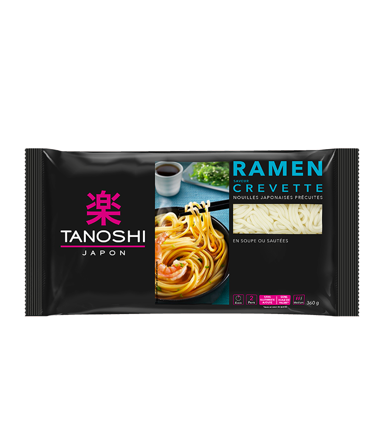 Tanoshi Ramen Crevettes 360g (Best Before: 26.11.2025)
