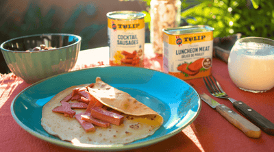 🍓Idée de Goûter : Crêpes avec Tulip Grillé et Fruits Frais