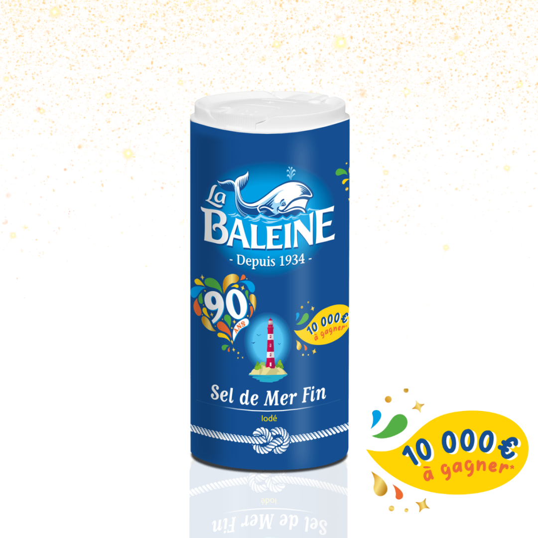 La Baleine Sel de Mer fin Iodé 500g