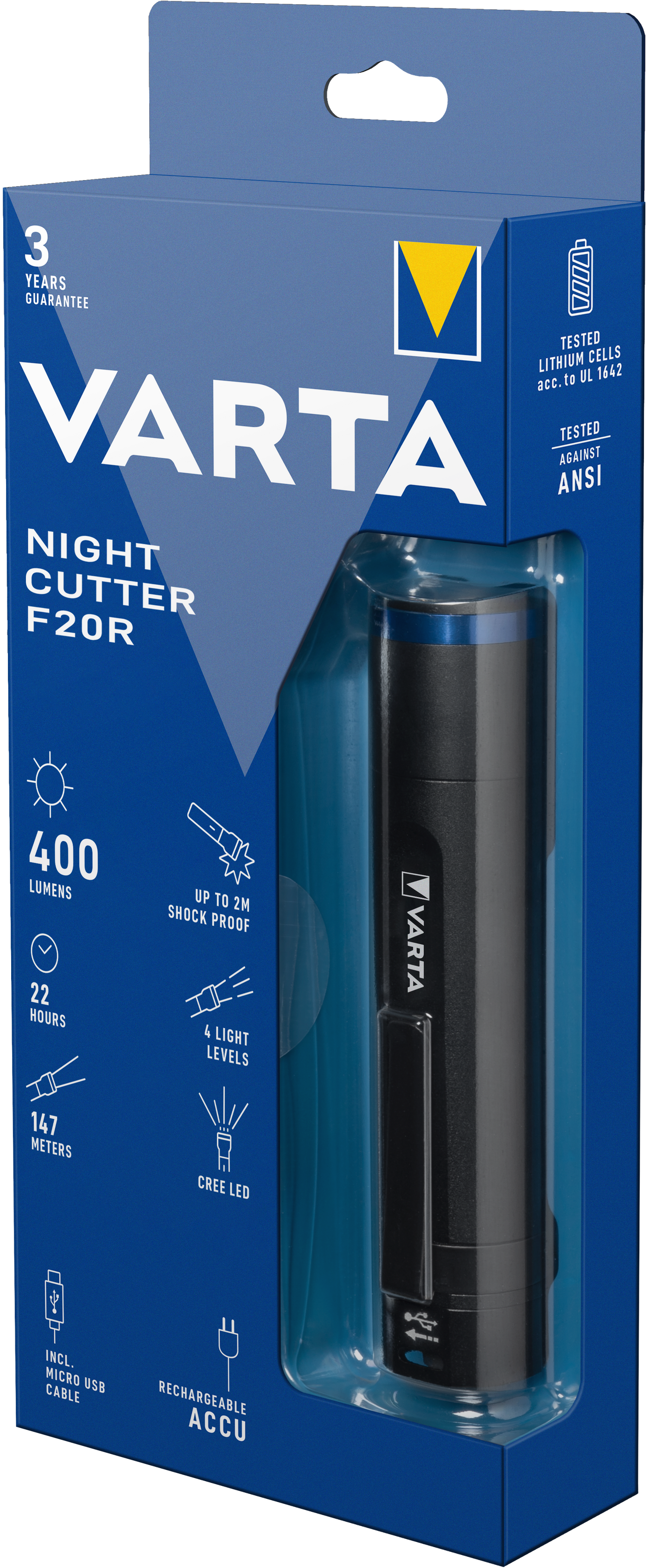 Varta 18900 Night Cutter F20R Rechargeable