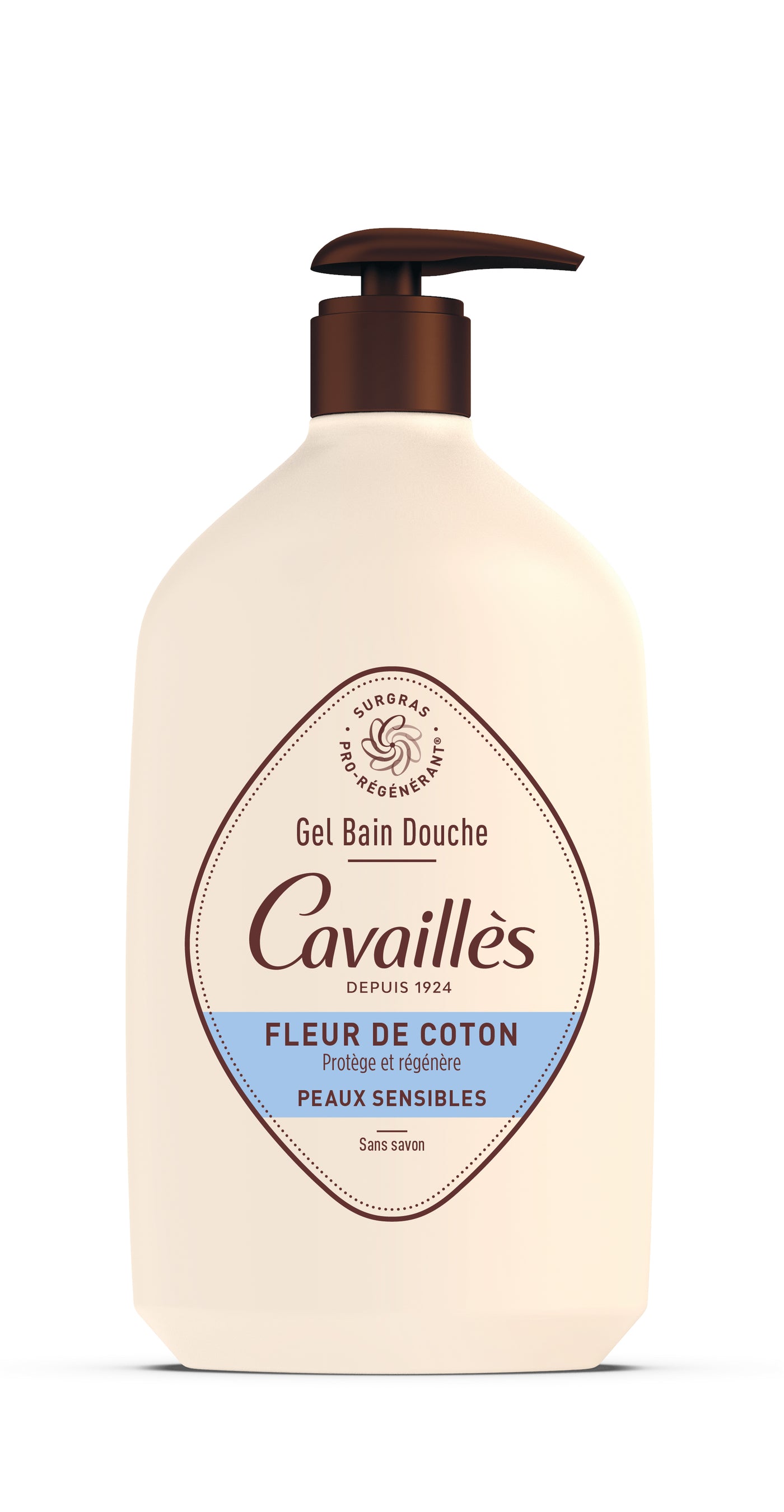 Rogé Cavaillès - Gel Surgras Bain Et Douche Fleur De Coton - 1L
