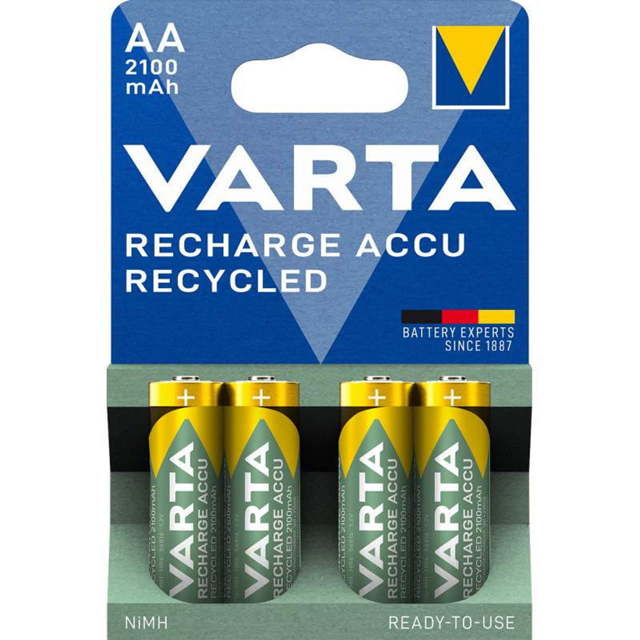 Varta Recycled rechargeable Accu (4xAA batteries - 2100mAh)