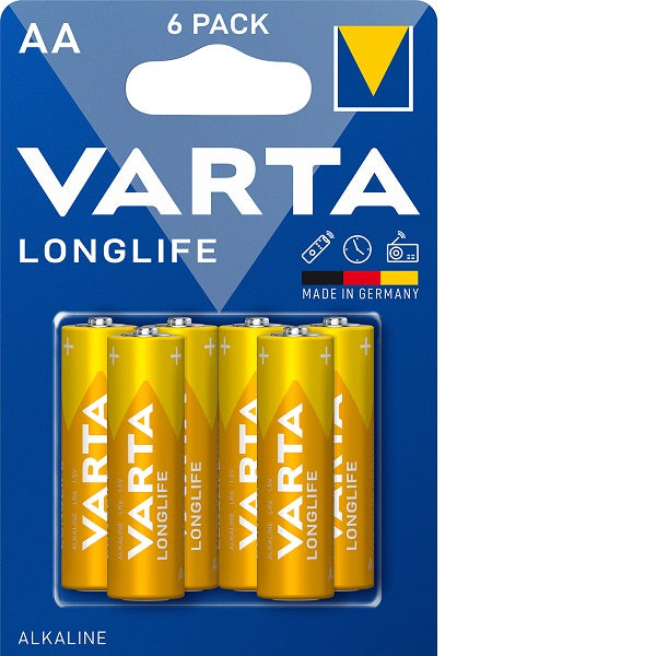 Varta Longlife 4106 - AA 6 batteries (4+2 free)