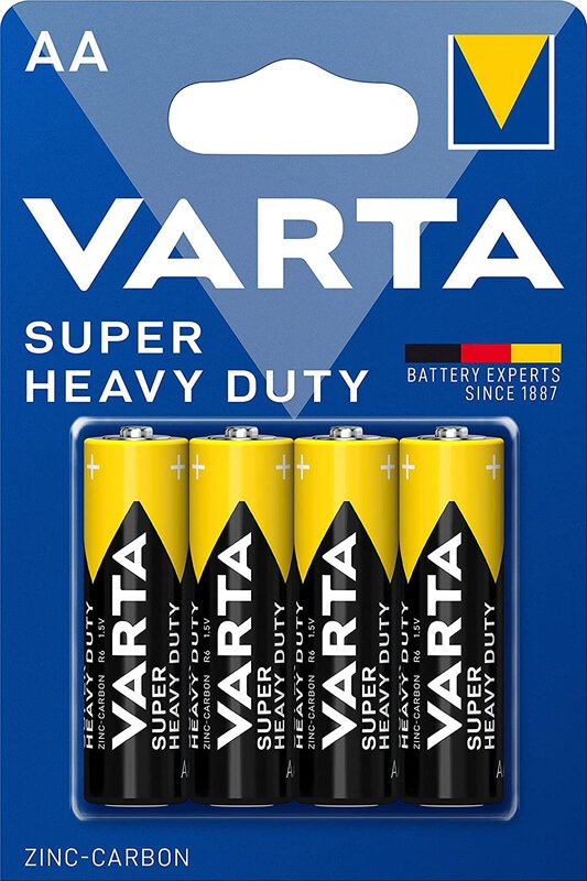 Varta Supe heavy duty 2006 - (4xAA batteries)