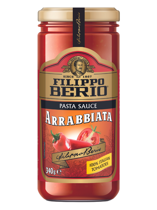 Filippo Berio Arrabbiata Pasta Sauce 340g