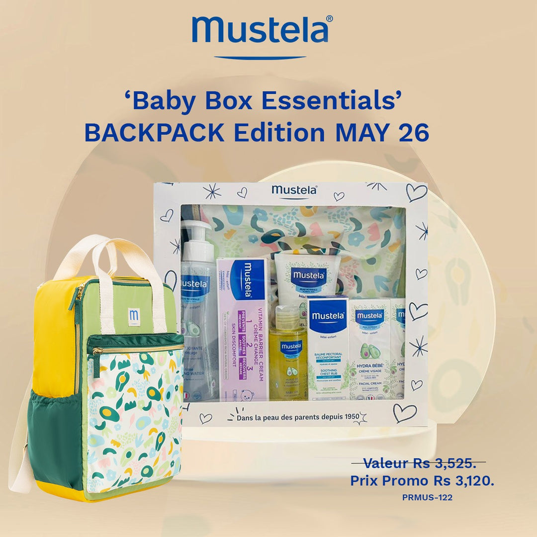 Mustela Baby Box Essentials’ Pastel BACKPACK Edition MAY 26