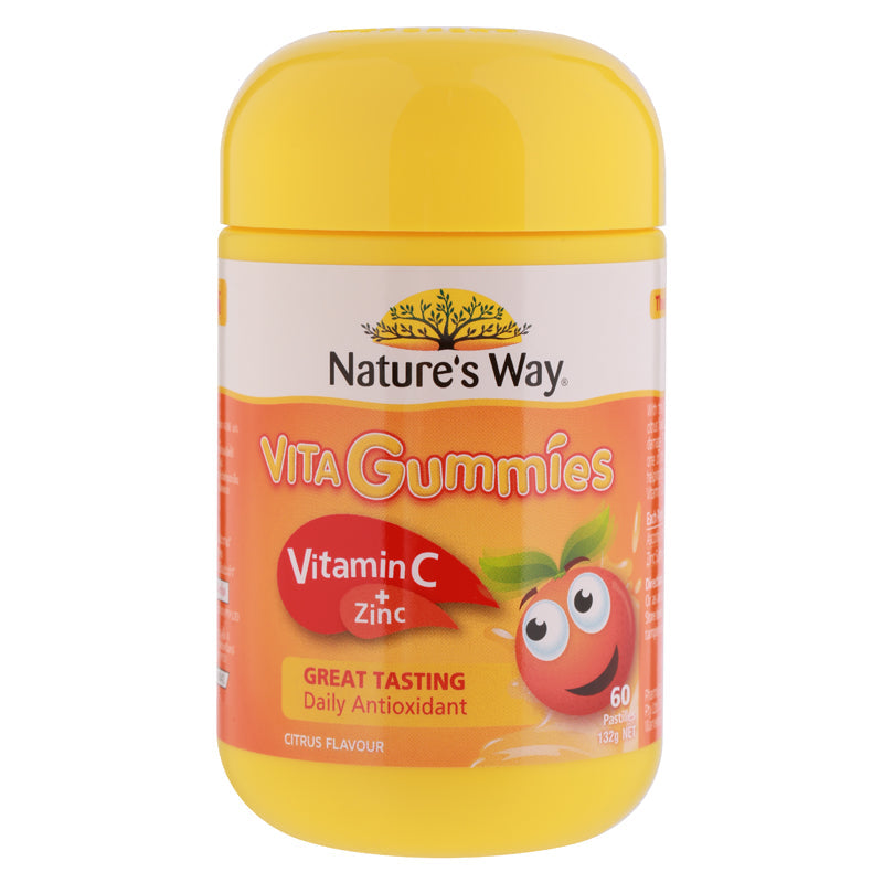 Nature's Way  Kids Gummies Vitamin C + Zinc (60 gummies)
