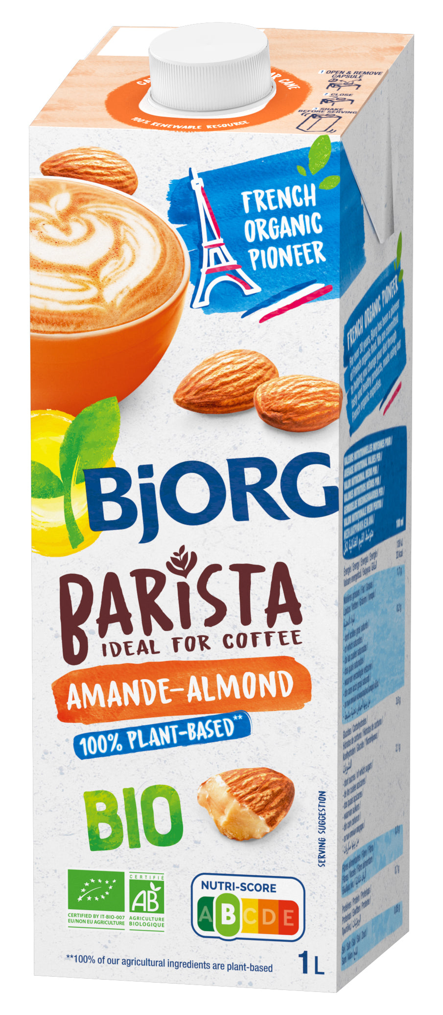 Bjorg Boisson Amande Barista 1L