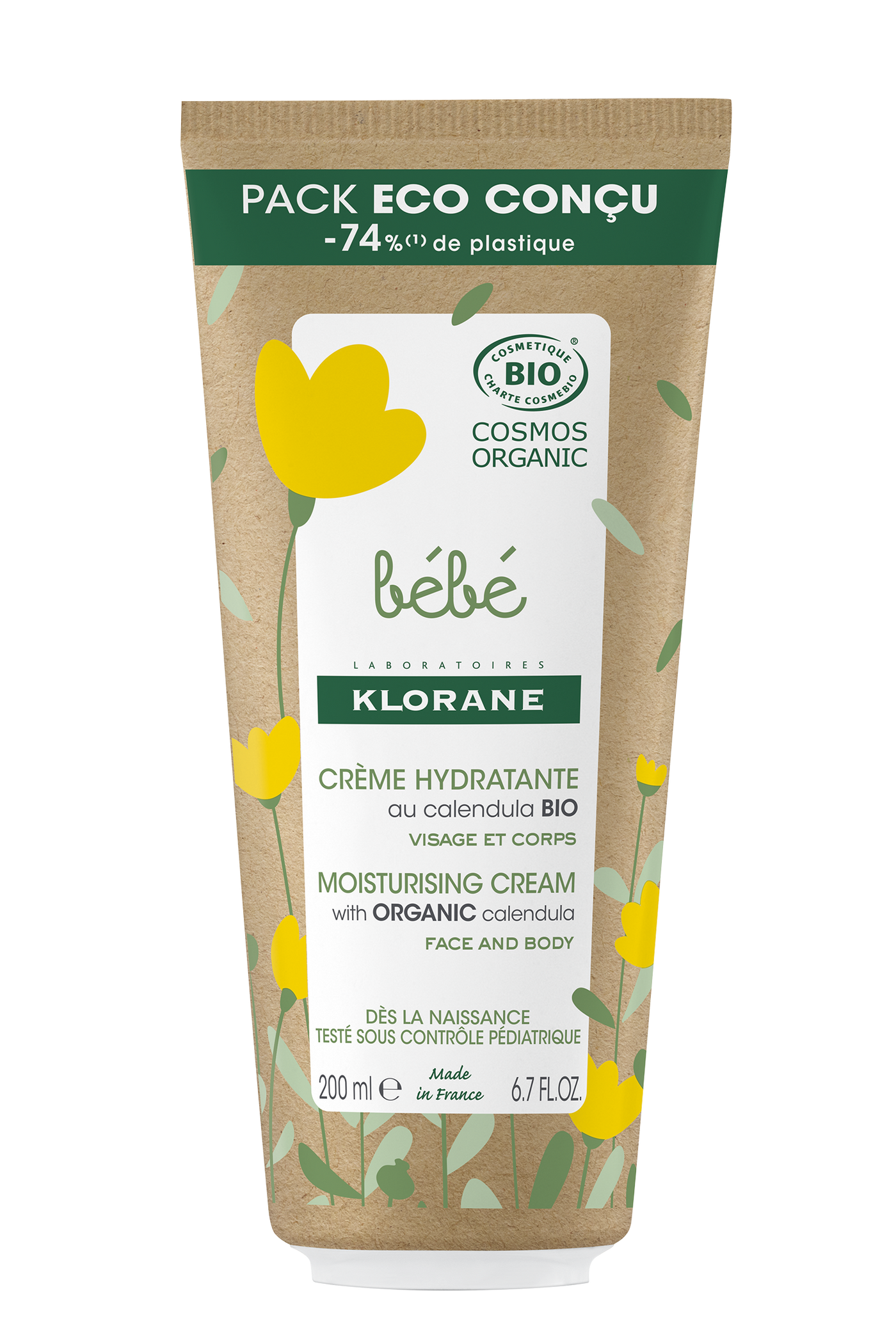 Klorane Bébé La Crème Hydratante Vitaminee 200Ml
