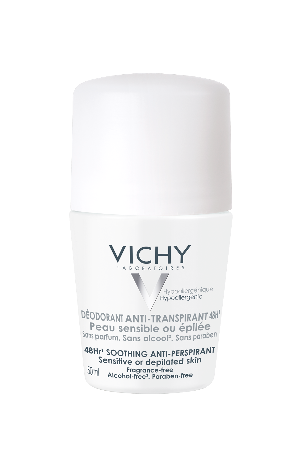 Vichy Déodorant Anti-Transpirant 48h Peau Sensible/ Épilée - 50ml