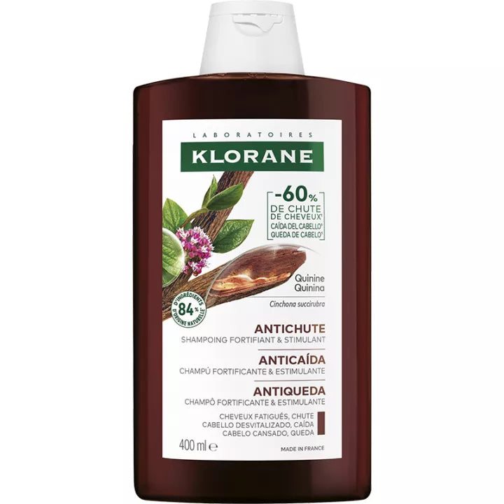 Klorane Shampooing Cheveux Devitalises Quinine + Vit. B6 - 400Ml