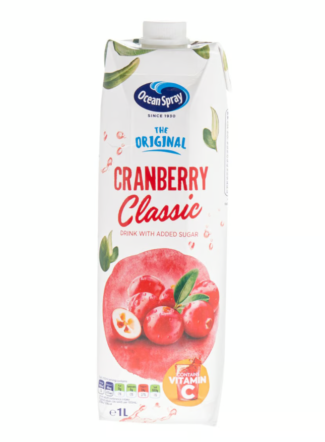 Ocean Spray Cranberry Class 1000ml