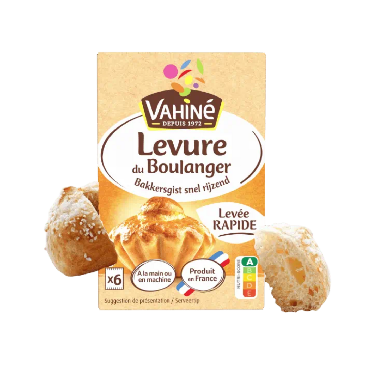 Vahiné Levure Boulangere Levée Rapide 6x4.6g