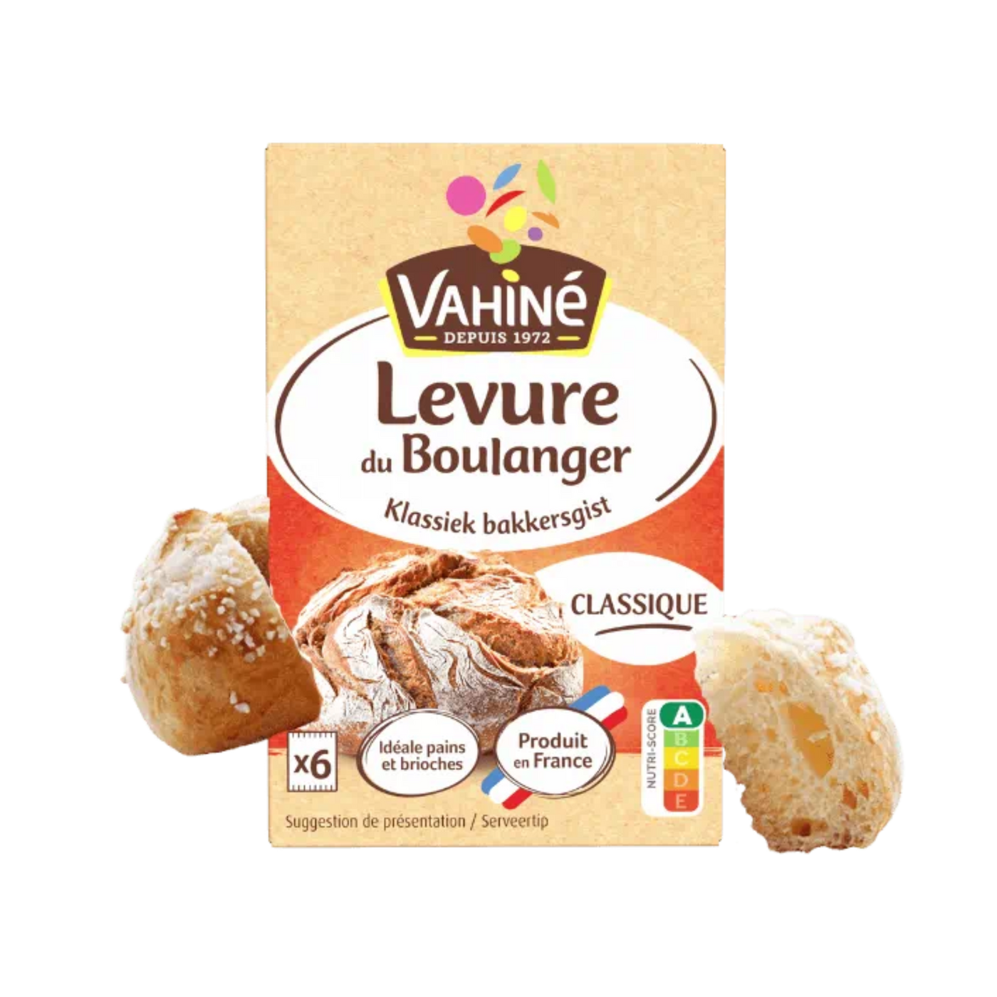Vahiné Levure du Boulanger Classique 6x8g