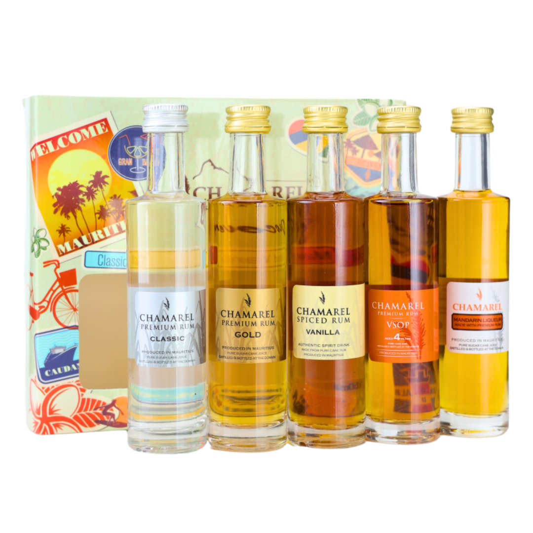 Chamarel Premium Rum Coffret Discovery 5x5cl
