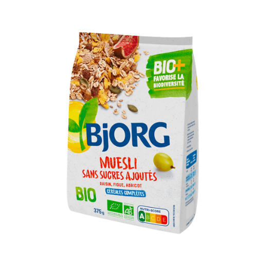 Bjorg Muesli Sans Sucre Ajoute 375g