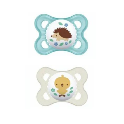 Mam Sucette Original Animaux - 2-6 mois - Silicone + boite stérilisation