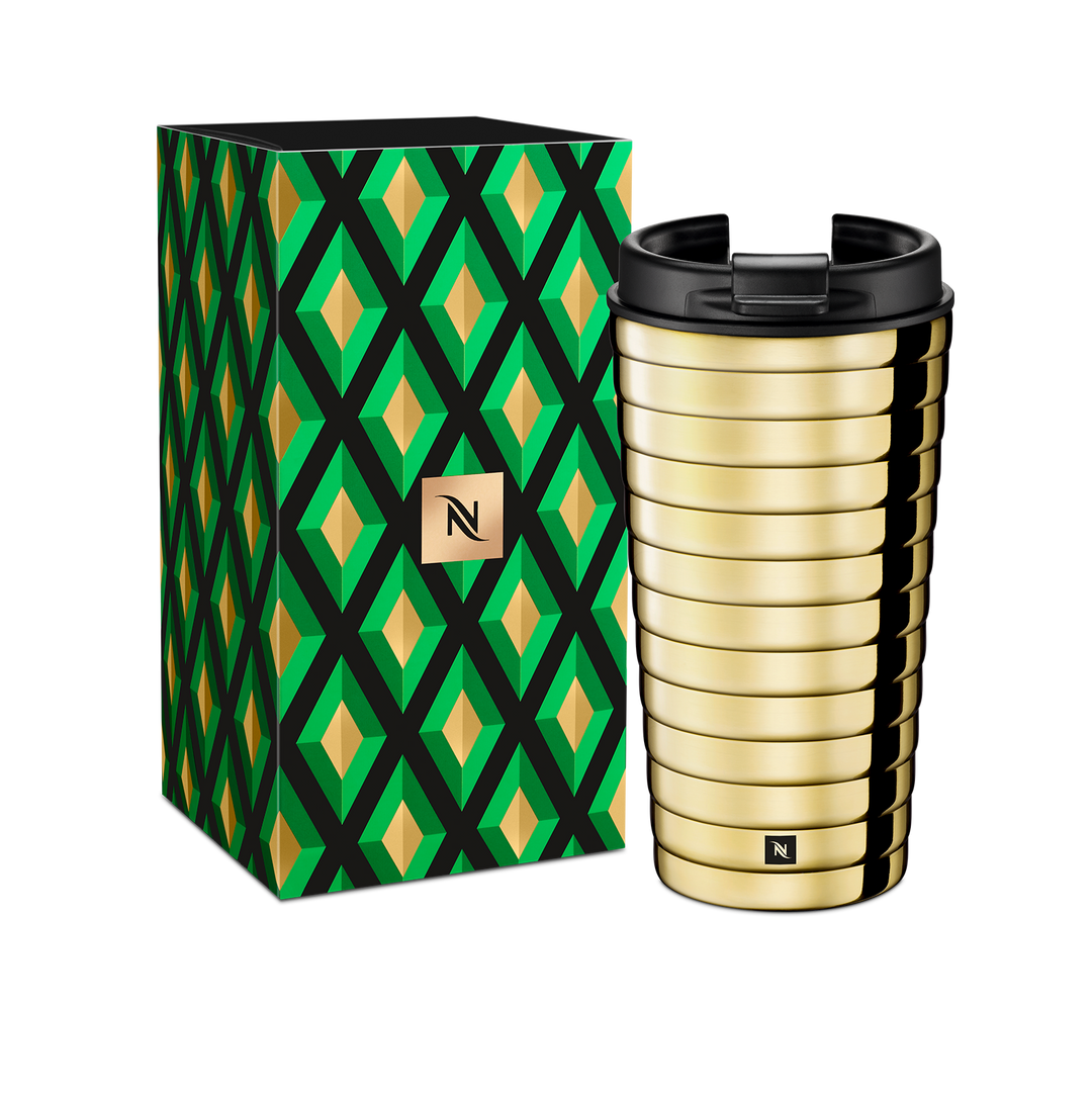 Nespresso Touch Travel Mug Gold Limited Edition Scott Home Delivery
