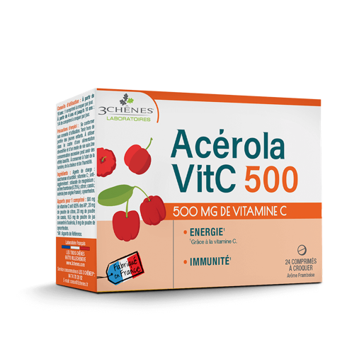 Superdiet Acerola - Vitamine C  500 - 30 Comprimes