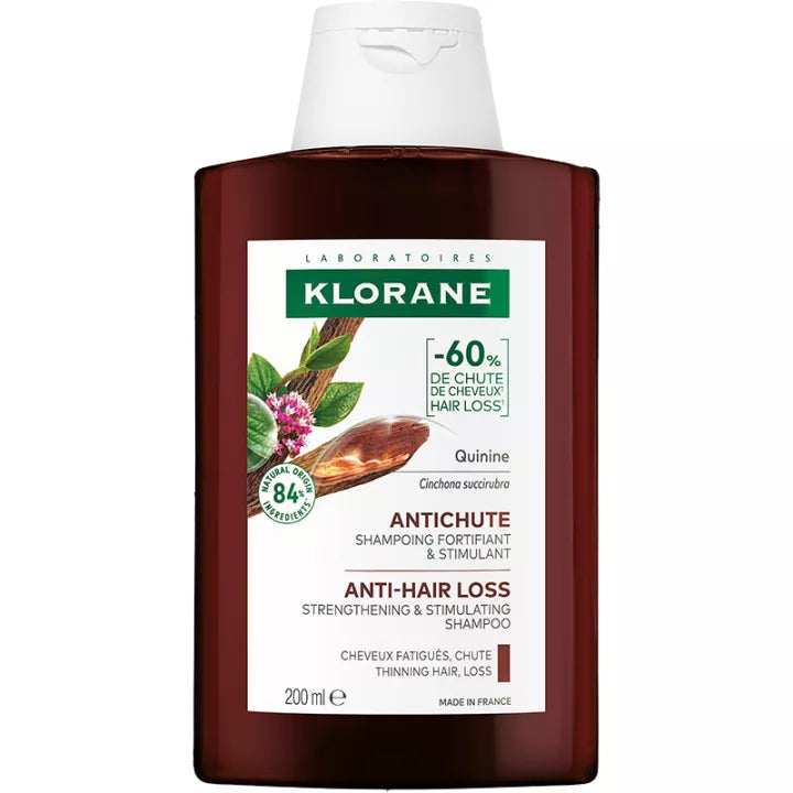 Klorane Shampooing Cheveux Devitalises Quinine + Vit. B6 - 200Ml