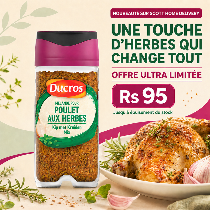 Ducros Mélange pour Poulet aux herbes 33g