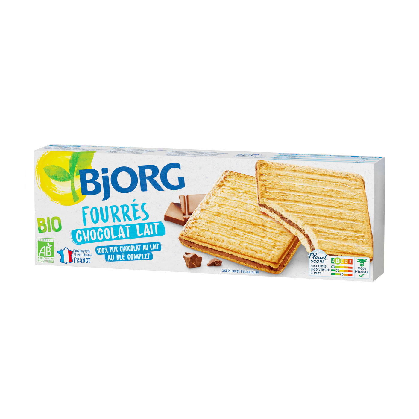 Bjorg Fourre Chocolat au Lait 225g