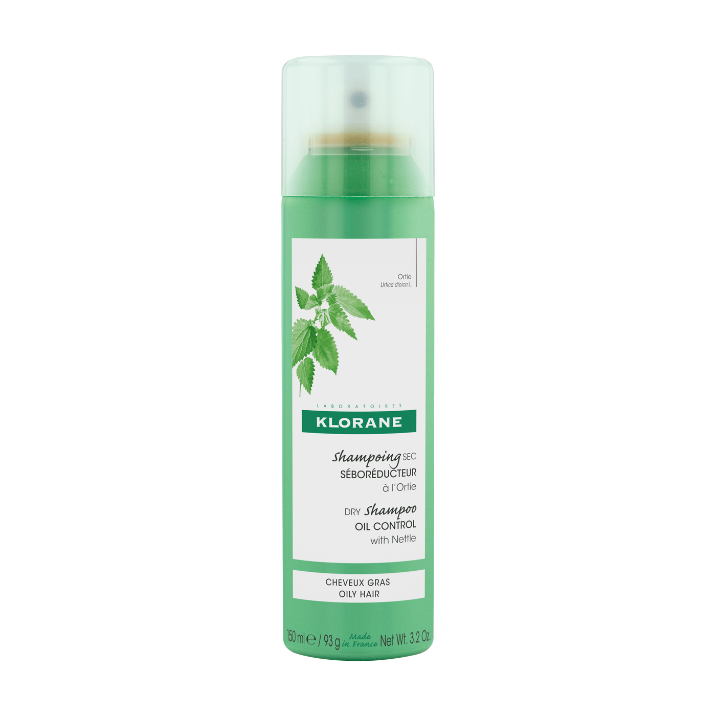 Klorane Shampooing Sec Ortie - Spray 150Ml
