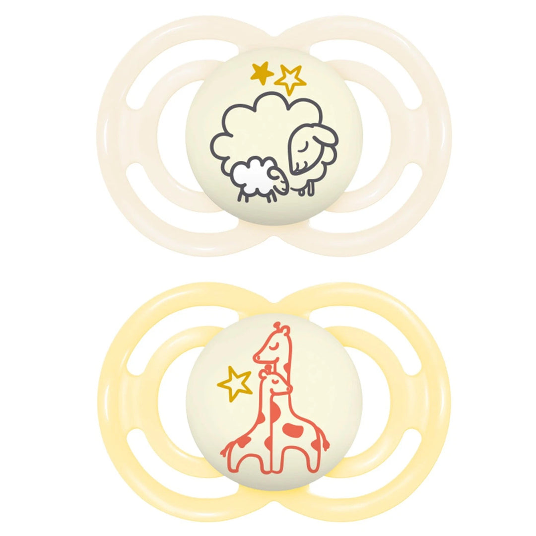 Mam Sucette Perfect Nuit - 18+ mois - Silicone - Boite de stérilisation