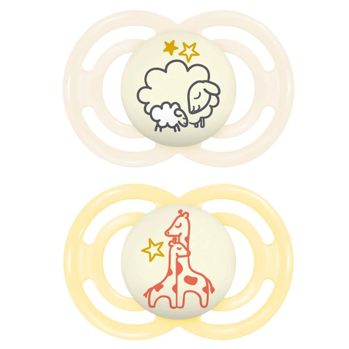 Mam Sucette Perfect Nuit - 18+ mois - Silicone - Boite de stérilisation