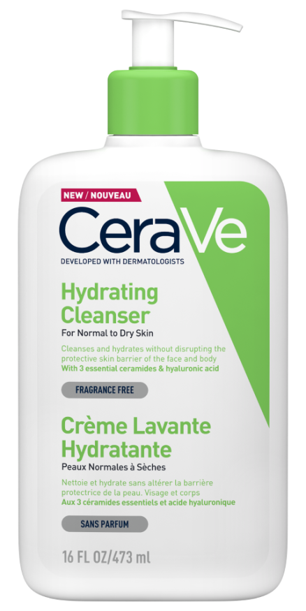 Cerave Creme Lavante Hydratante Peaux Normales A Seches 236ml