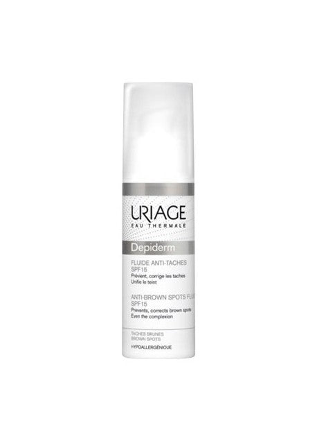 Uriage - Depiderm Fluide Anti-Taches SPF 15 - Flacon 30Ml (Best Before: 31.05.2024)