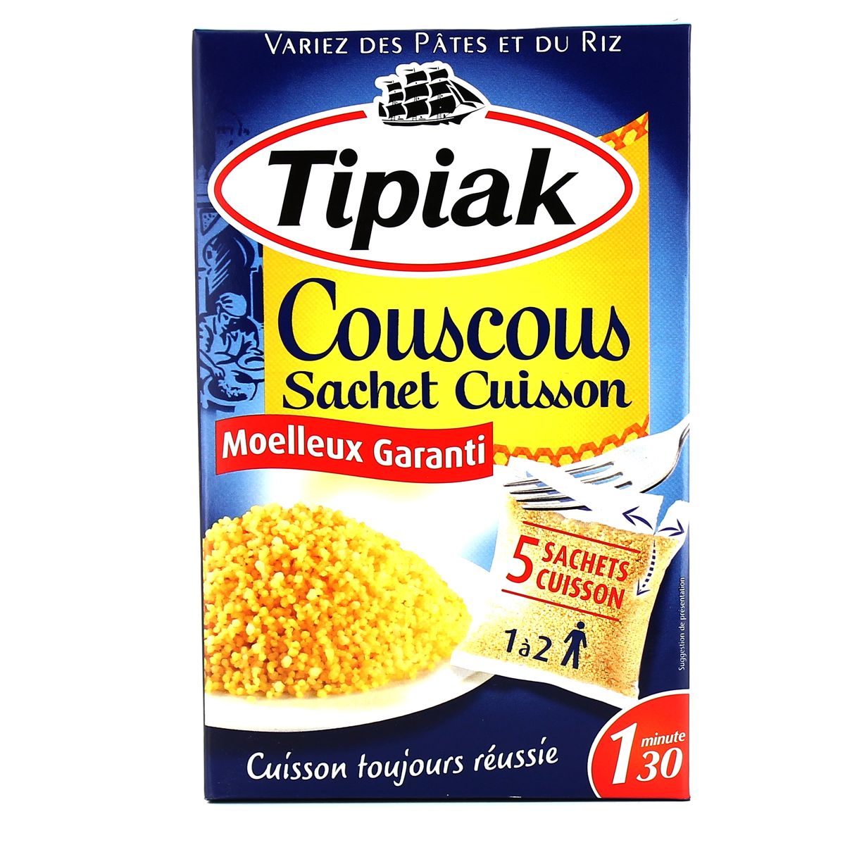Tipiak Couscous Sachet Cuisson 5x100g