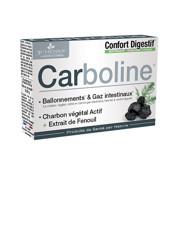 3 Chenes Carboline X 30 Comp (Ballonnement)