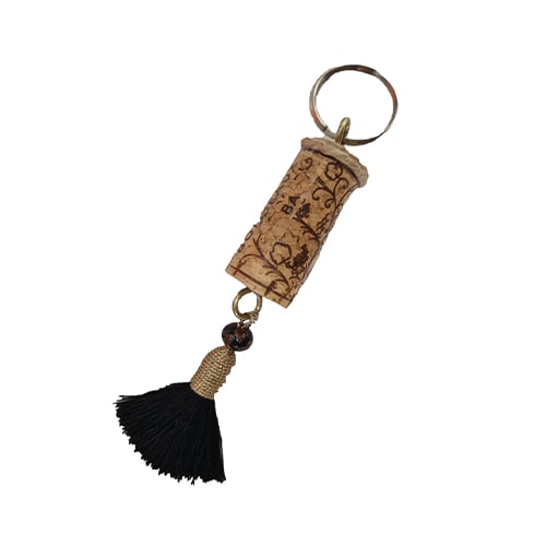 Cork Key Ring - Black