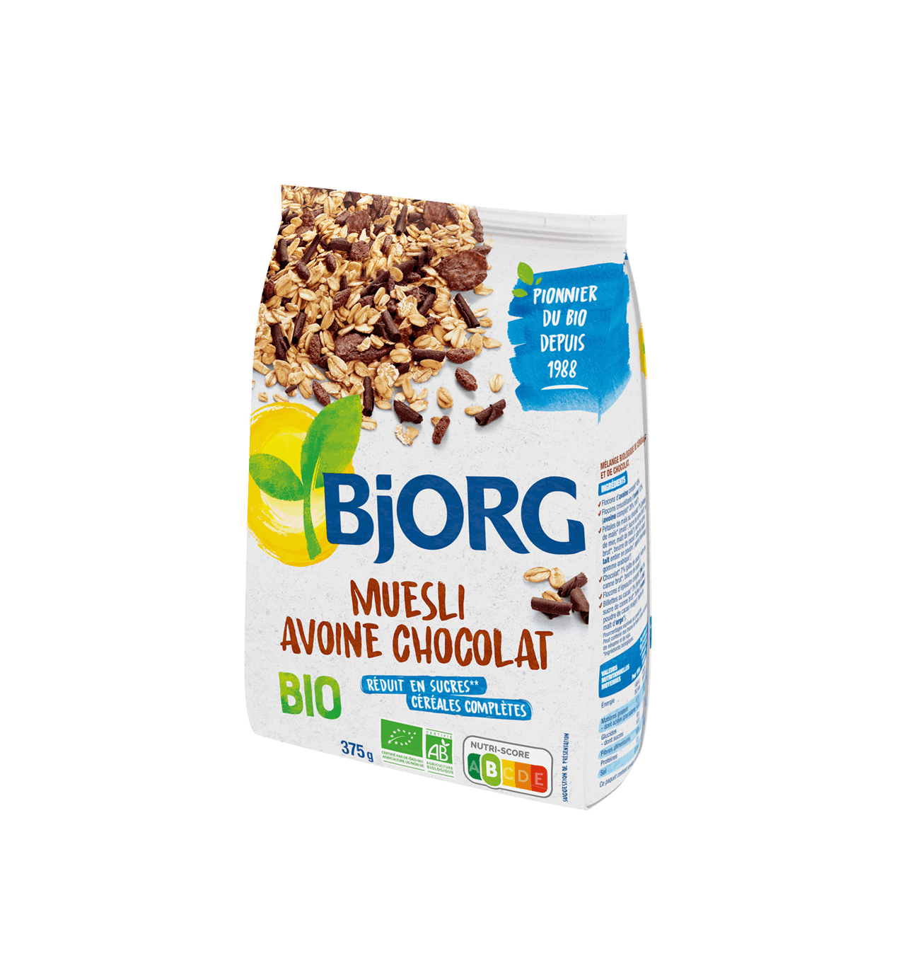 Bjorg Céreales Muesli Avoine Chocolat 375g