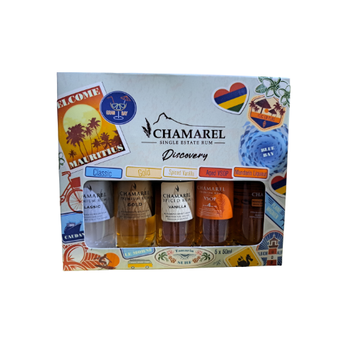 Chamarel Premium Rum Coffret Discovery 5x5cl